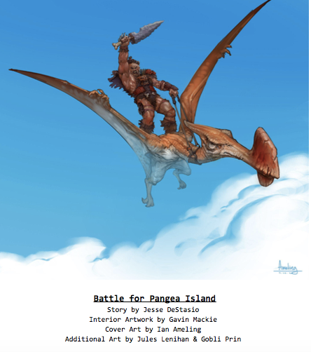 Battle For Pangea Island - Digital E-book Zine