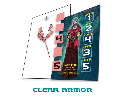 The Jagged Age - Clear Armor Cards