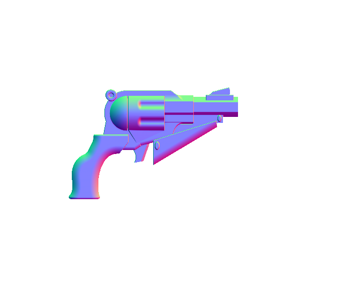 3D File- Snubnose Revolver