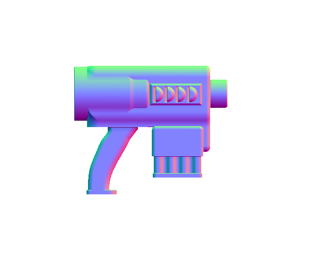 3D File- Diver's Pistol