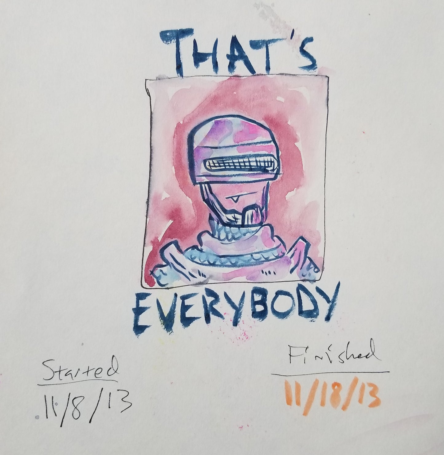 Digital Sketchbook- That's Everybody - 2013