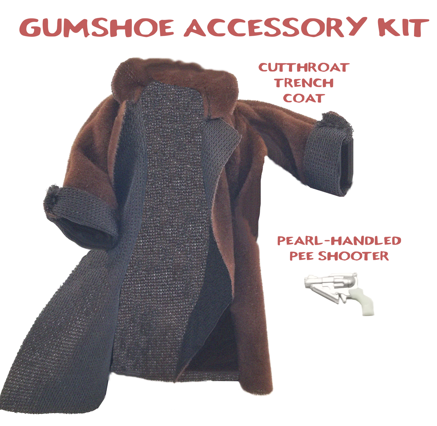 Gumshoe Accessory Kit (figure not included)