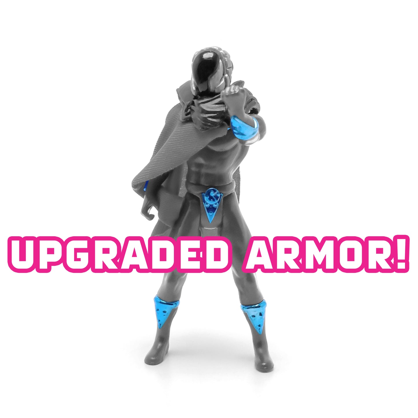 Armor Upgrade: Vac-Metal Blue (figure not included)