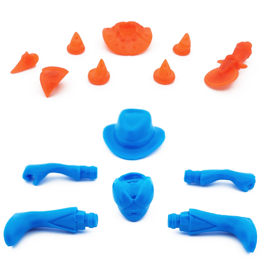 Ice Rat Orange Armor + Blue Limb Pack