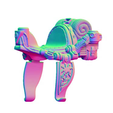 3D file - Dino Saddle
