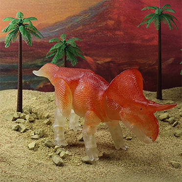 Creative Beast Studio x Toy Pizza - Pangea Island Ceratopsian (Orange)